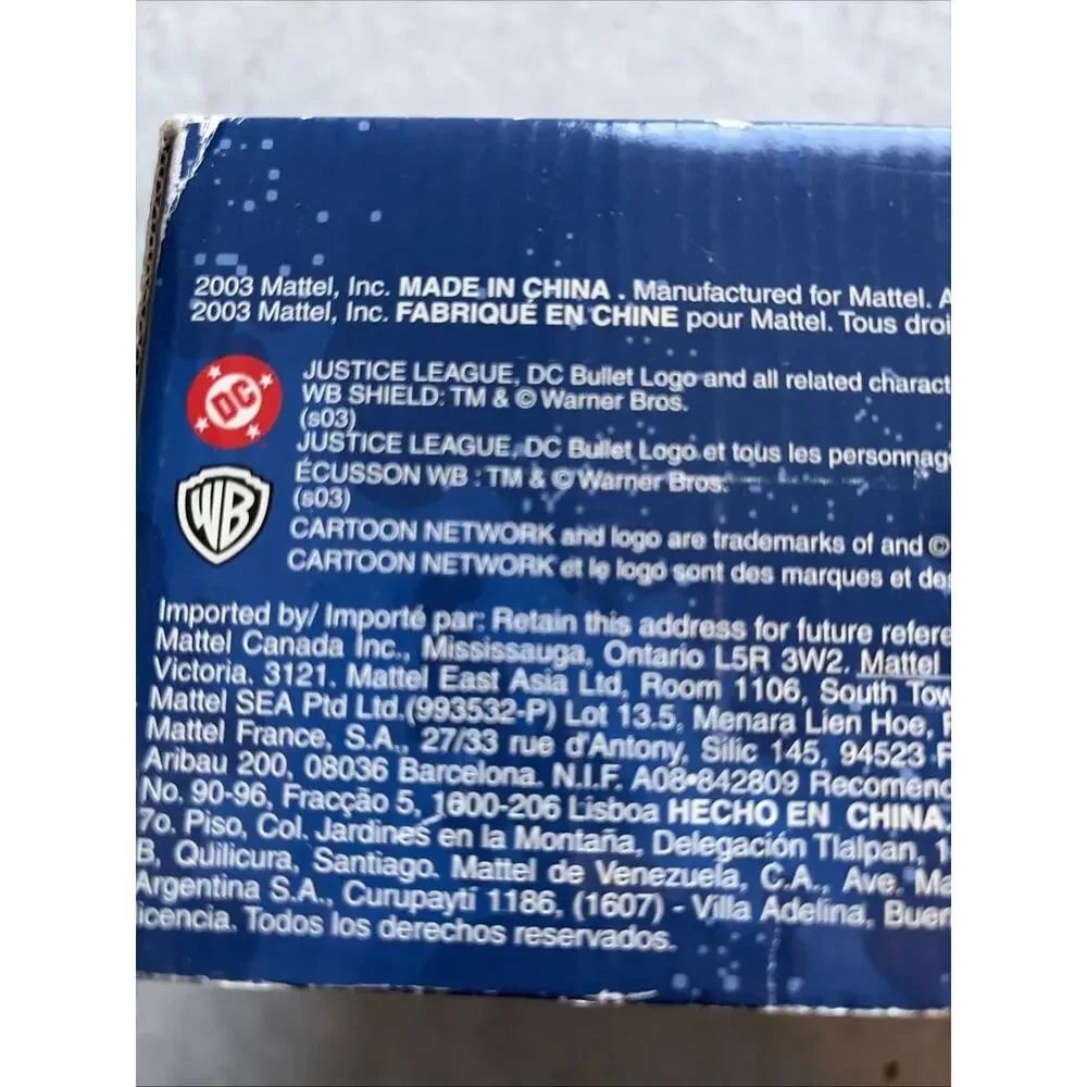 JUSTICE LEAGUE JAVELIN 7 Superman Electronic Mission Mattel Animated NEW